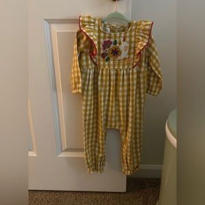 12-18 Month MudPie Thanksgiving Romper